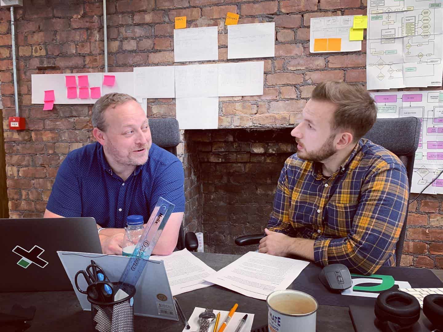 Adam Davies & Will Roberts founding partners of Liverpool App Agency PixelBeard